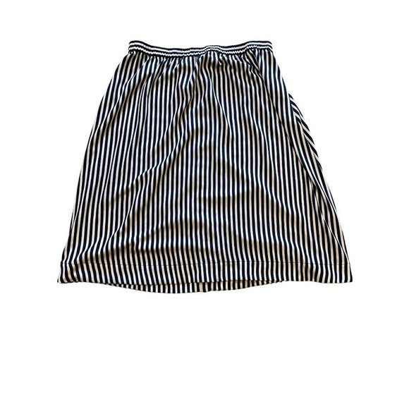 H&m Blue and White Striped Circle Skirt Size 18 - Picture 4 of 6